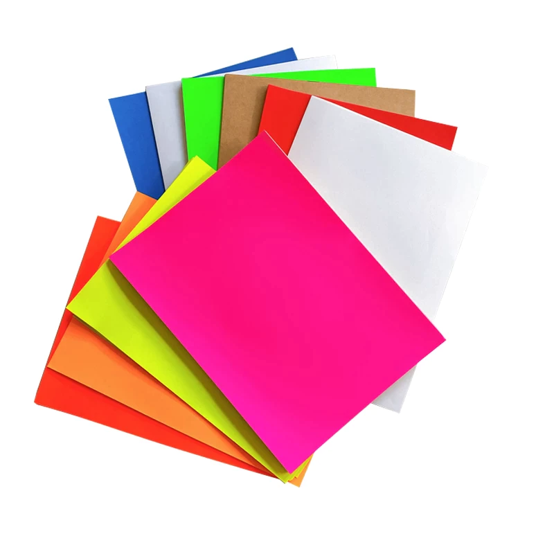 Papel Adhesivo A4 varios colores